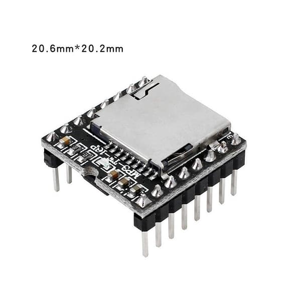 Arduino U Disk TF-kort MP3-spelare Mini DFPlayer Ljudröstmodul