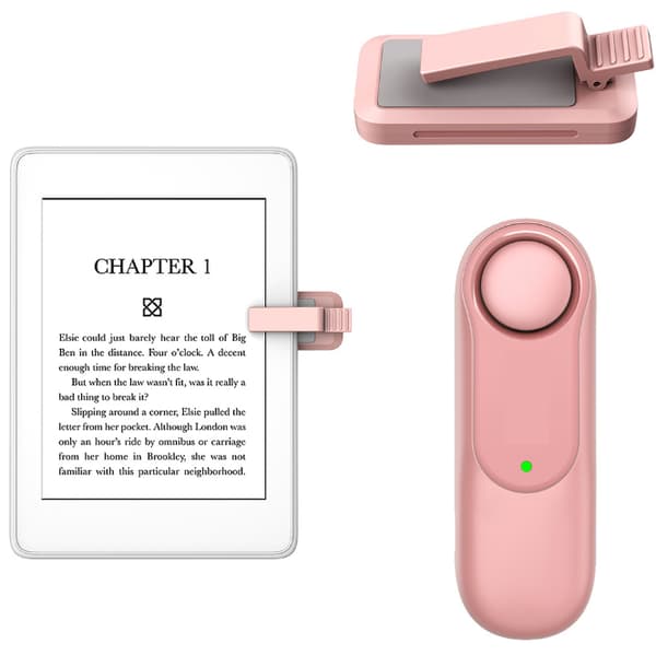 Langaton sivunkääntäjä Kindle-lukulaitteelle - Pinkki