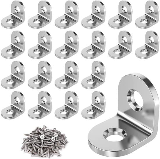 Hörnkopplingar/skåpskopplingar/möbelkopplingar/hörnkopplingar 20-pack 20X20X16mm