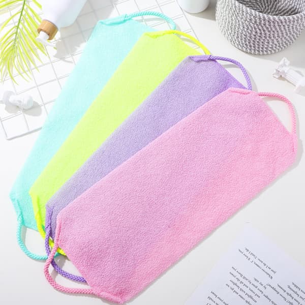 4-pack exfolierande handdukar ryggskrubb unisex