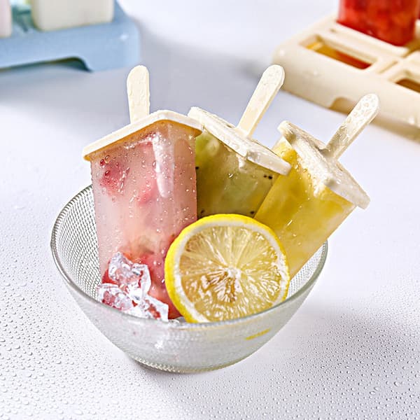 Cellblockformar Glassform Isglass Gelé Pop Popsicle Maker Formbricka Blå