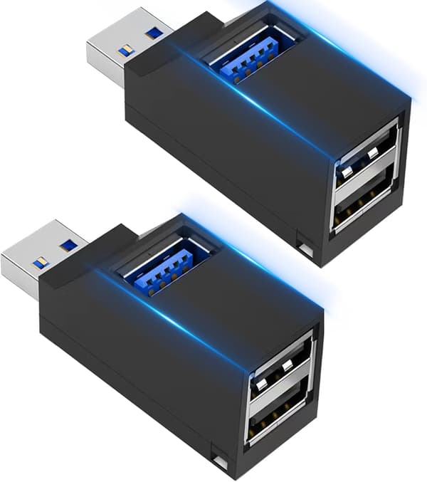 USB 3.0 hub, 4-ports USB splitter forlænger adapter. multi-port data hub, egnet