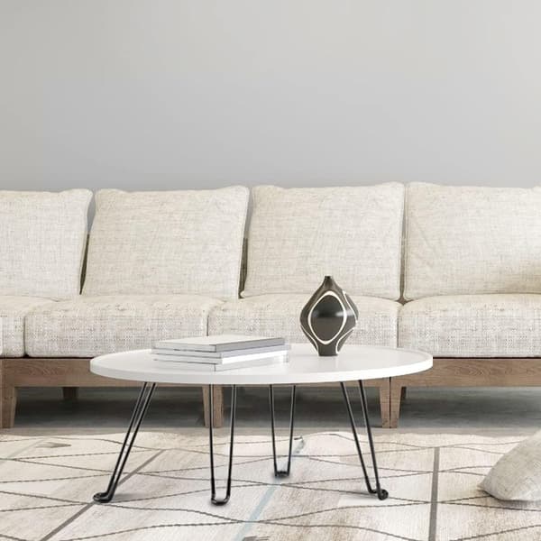 Bordsben, fällbara bordsben, 4-pack, höjd 42 cm, fällbara hairpin-ben, hög bärförmåga, lätta att installera, fällbara soffbordsben