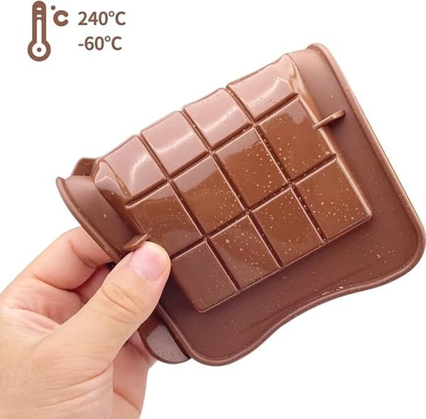 Chokladformar i silikon, blandade former, gjutformar