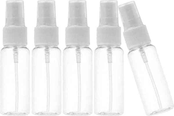 50 högkvalitativa tomma sprayflaskor med sprutor, 30 ml parfymflaskor, fina mistreseflaskor - klar