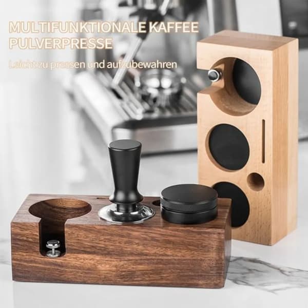 Kaffepress i valnöt 58 mm