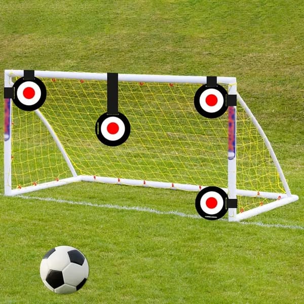 2-delat fotbollsträningsmål Skottprecision Magisk Träningsassistent