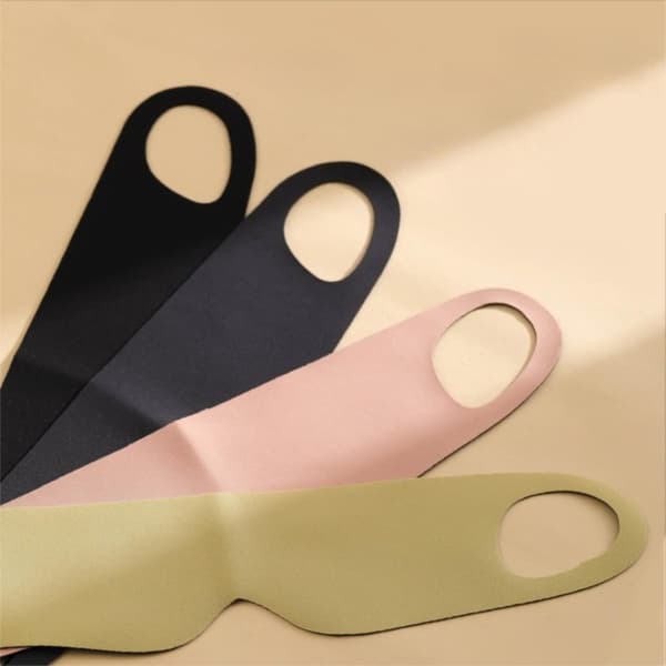 Sovmasker, 99% ljusblockerande, 4-pack, grön, svart, grå, rosa.