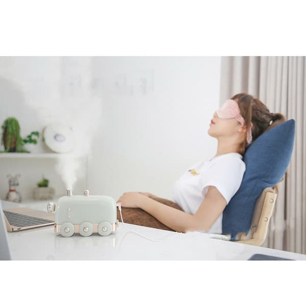 Mini Tog Luftfugter USB Luftdiffuser Aromaterapi Æterisk Olie 300ml Grøn