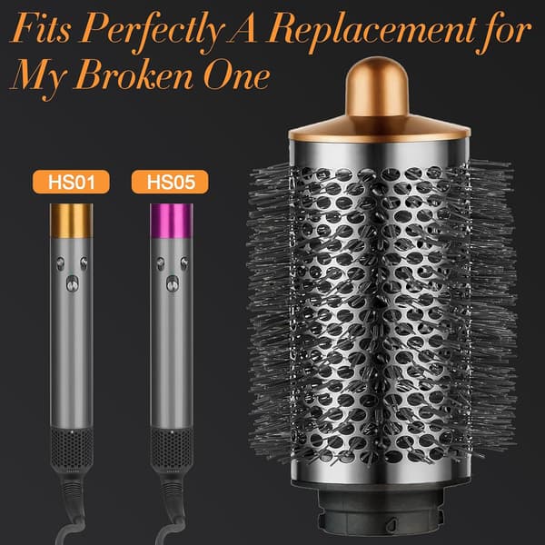 Erstatningskamhoved til Dyson Airwrap HS01/HS05 - Guld - 55mm