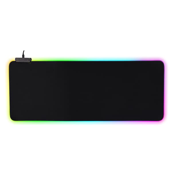 XXL gaming musemåtte 80 x 30 cm m/ RGB LED-belysning