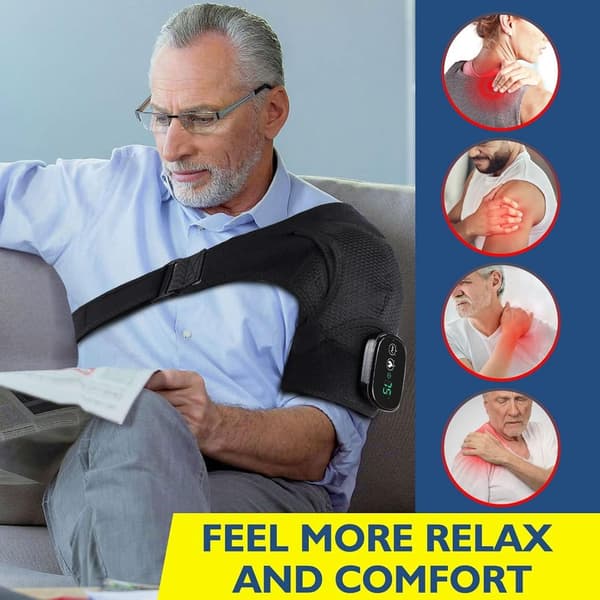 Uppvärmda axelstöd, axelstöd, axelmassagekuddar