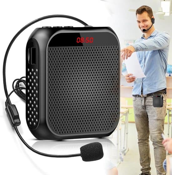 Megafon-Bärbart 8W uppladdningsbart förstärkningssystem-Näbbtyp-2200mAh-Trådbunden mikrofon