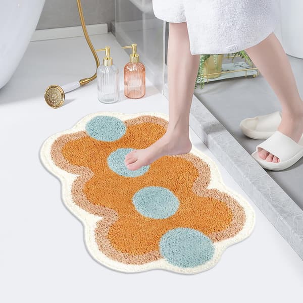 Badeværelsesmåtte skridsikker absorberende hurtigtørrende mikrofiber vaskbar