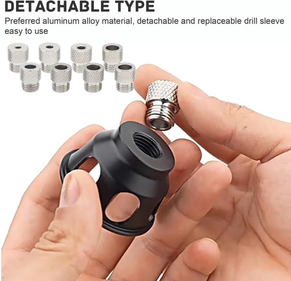 Vertikal borrsats med borrguide