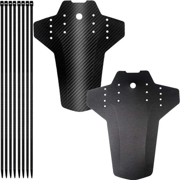 2 st svarta plastcykeldäckskydd Cykelskärm MTB