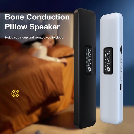 Mini knogleledning hovedpudehøjttaler med Bluetooth 5.3 - Ideel til meditation og søvn