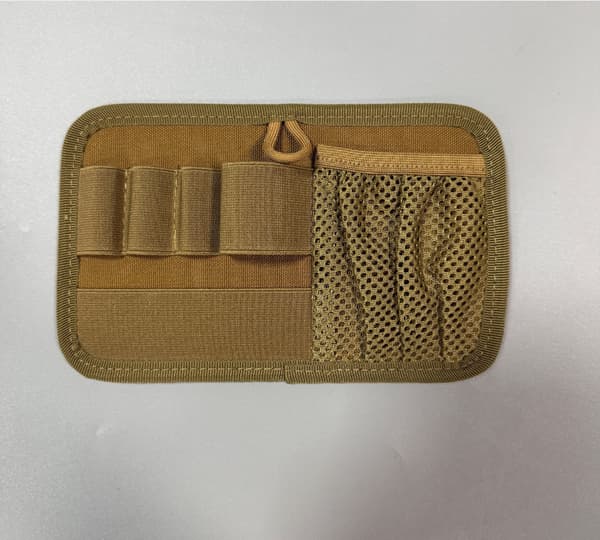 Opbevaringsplade Multifunktionel Organizer til Rygsække Veste Grejtasker Daglig Opbevaring Elastisk Webbing Netlommer 2-pak Sort
