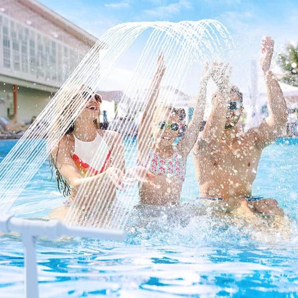 Pool Vattenfall Fontän Sprinkler Vattenfall Kylande Luftare Tillbehör