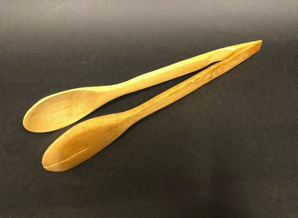 2st Bambu Mattång Trä 30cm Kök Matlagning Sallad BBQ Fest