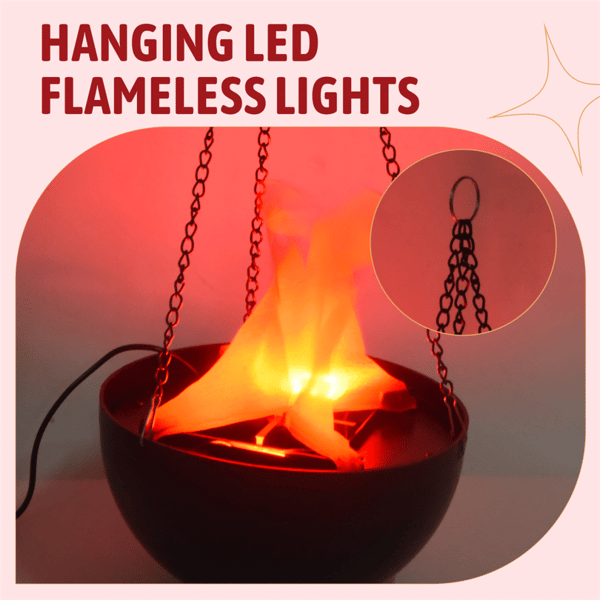 3D-simuleringsflammelampe, hængende LED-flammelampe, LED-silkeflammelampe tilbehør