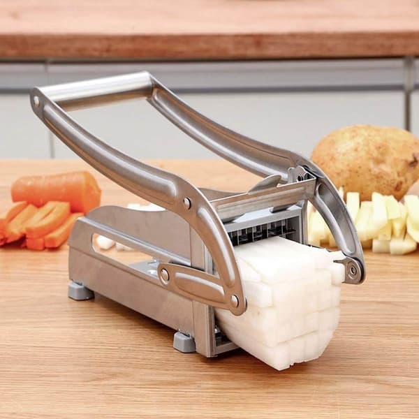 Pommes frites-skärare - Pro-modell - SS-material - Silver