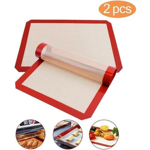 Bageunderlag - 40x30 cm - 2 stk. - Non-stick - Genanvendeligt