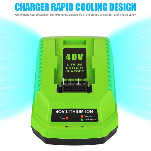 40V laddare (för 40V G40C batteriladdare)