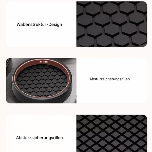Möbler halkskyddsmattor, 4-pack, halkskyddsmattor i silikon