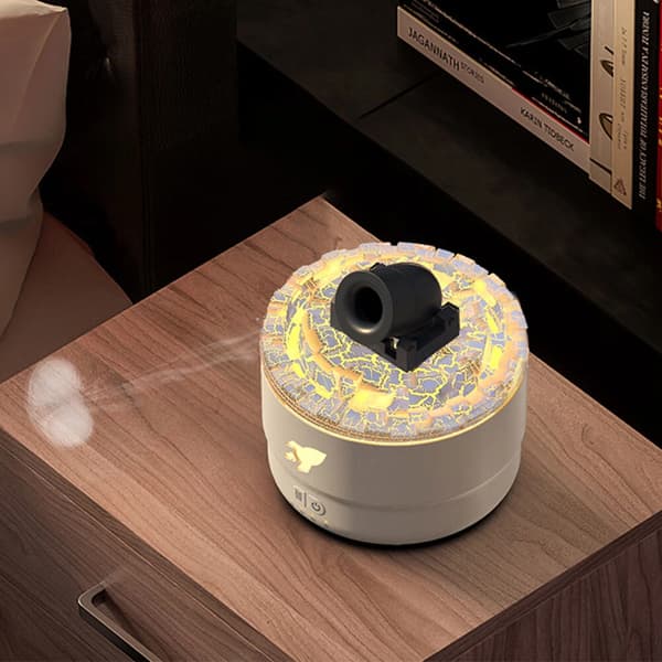 Vulkan spricka lätt kanon luftfuktare timer sovrum