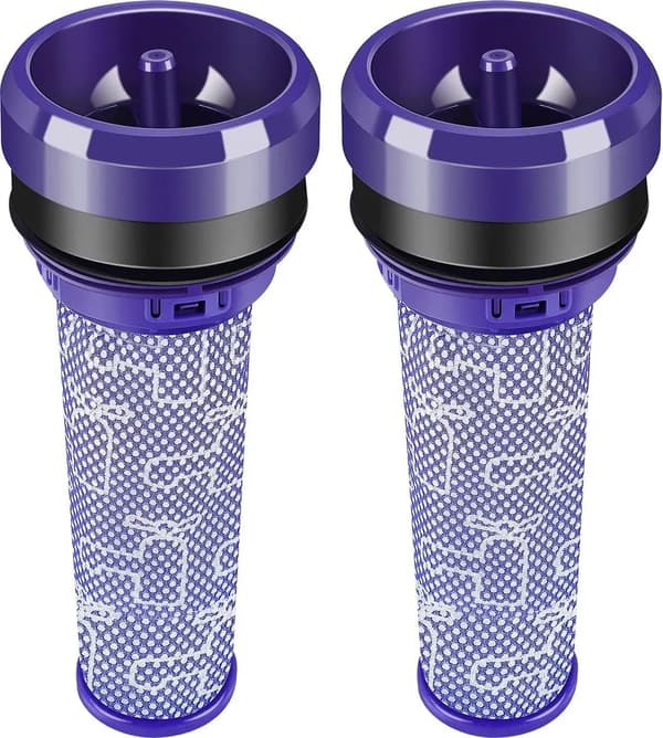 2-pack tvättbara förmotorfilter kompatibla med Dyson DC28C, DC33C, DC37, DC39 & DC53