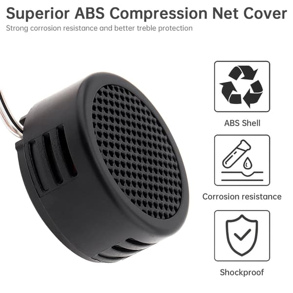 4-pack 500W Högeffektiv Mini Dome Diskant Bil Audio System