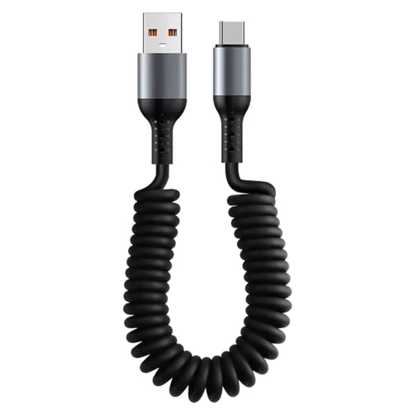 Spirale USB-C -pikalatauskaapeli