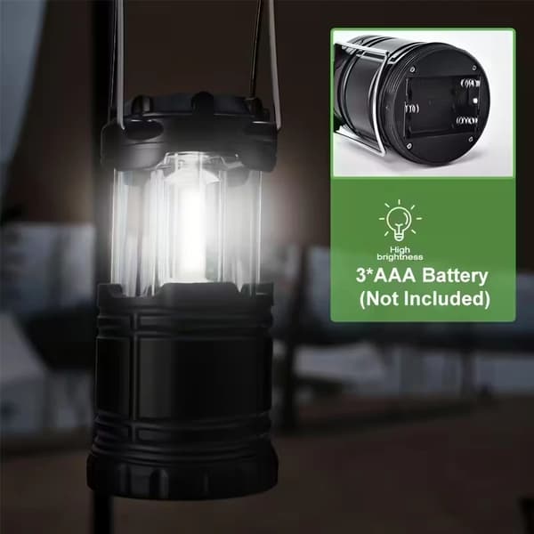 Klar LED Campinglampe - Nødlys, Velegnet
