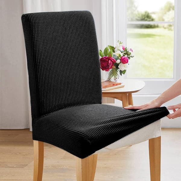 4-pack stretch universella stolsöverdrag och skydd för matstolar.