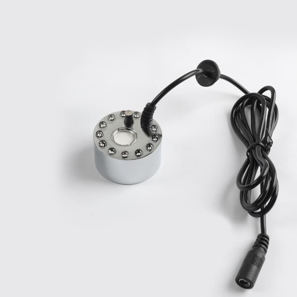 12 LED Dimmaskin Vattenfontän Damm Dimmaskin Atomizer Luftfuktare