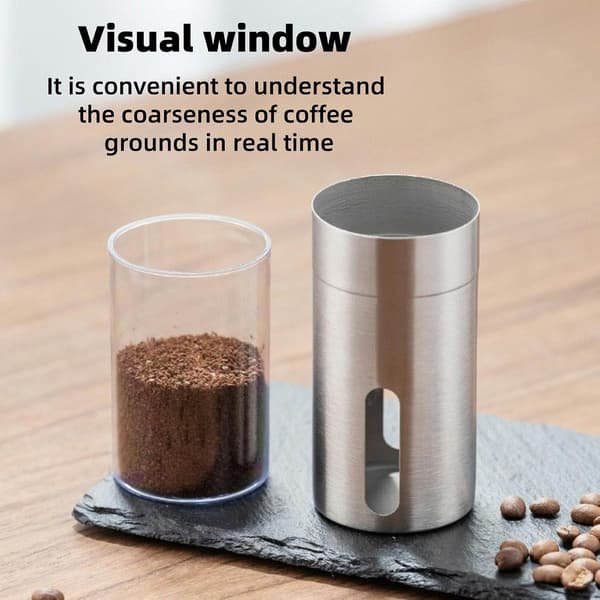 Manuell kaffekvarn, bärbar handvevad kaffekvarn