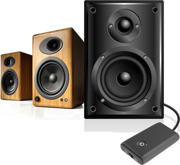 2-i-1 Bluetooth 5.0 sender og modtager trådløs lydsenderadapter 3,5 mm