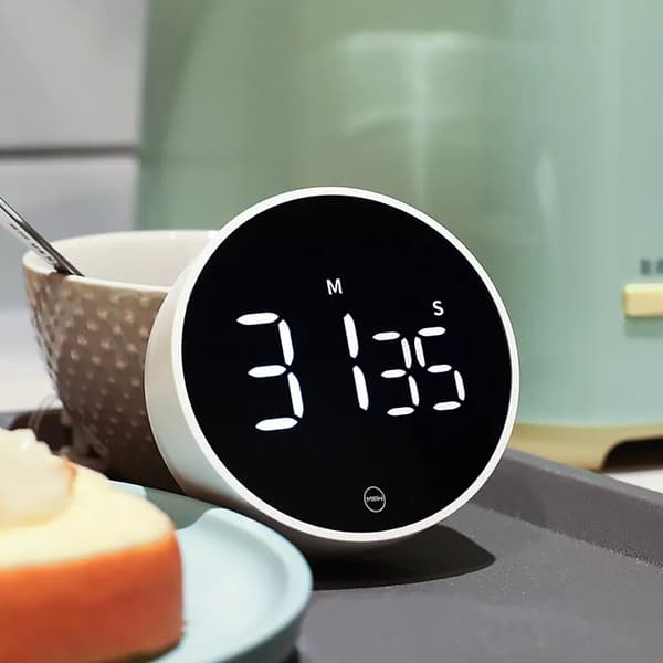 Roterande timer, justerbar ljusstyrka, magnetisk LED digital display