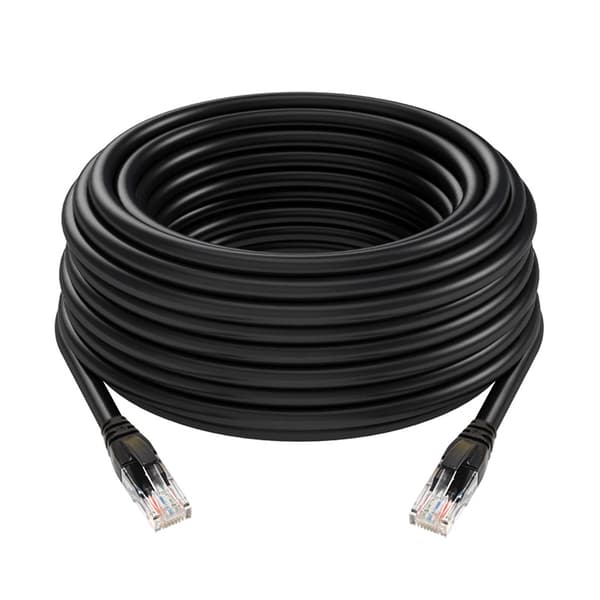 10 Gbps 5-pak Cat 6 Ethernet-kabel 5m Sort