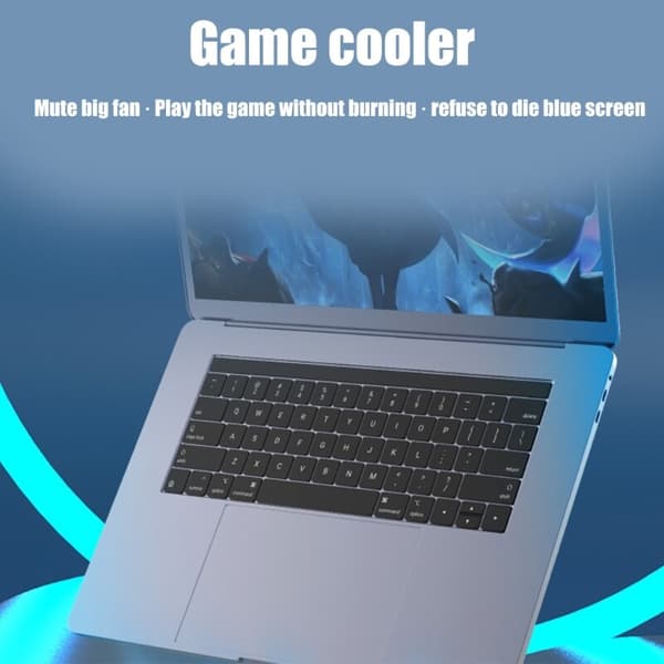 Tyst fläkt justerbar för datorer, bärbara datorer och speldatorer.
