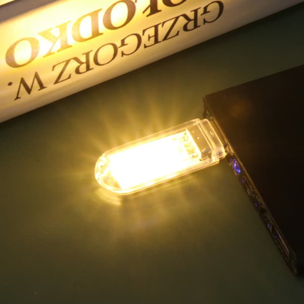 6-delt miniature LED nøgleringslys til udendørs læsning