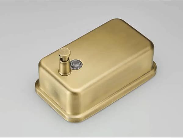 Kök 304 Rostfritt Stål Guld Tvålpump Borrfri Diskmedelspump