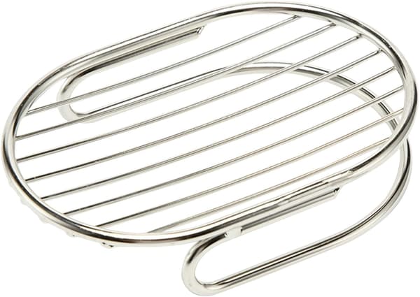 Afløbsbakke i rustfrit stål, rustfri, kompakt, moderne sæbeholder til håndvaske og brusere.