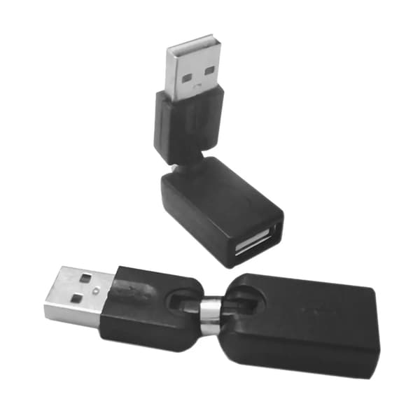 USB hun til han forlængerkabeladapter, egnet til PC bærbar, 360° rotation