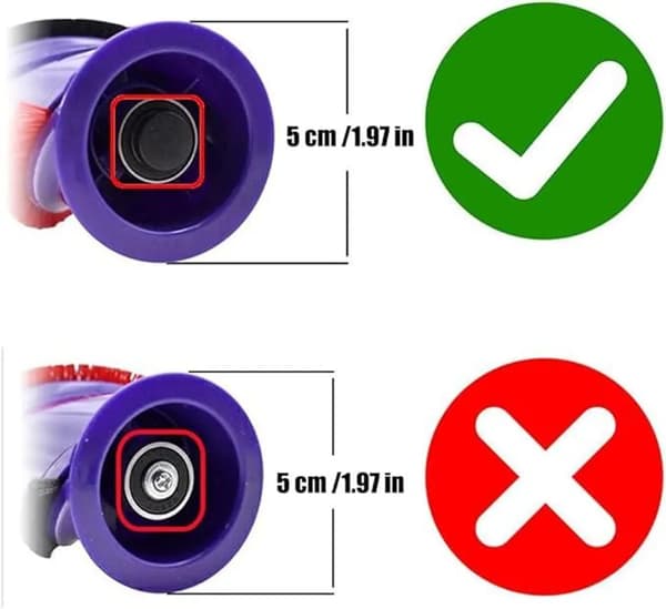 Et udskiftningsbørstehoved, egnet til Dyson V8 Animal/Total/Absolute