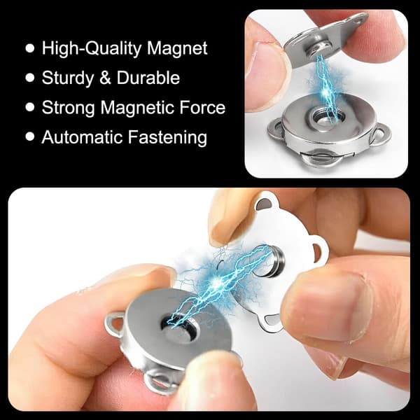 20-delars set, med 20 mm magnetiska snäppfästen