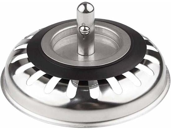 79 mm diskbänkssil i rostfritt stål (2-pack) - Multifunktionell diskbänkspropp och sil