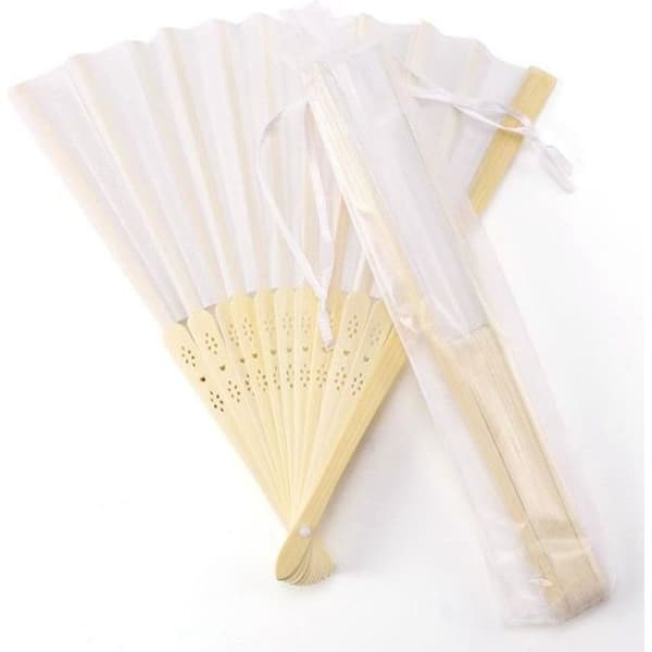 Vifte - 10 stk. - Hvid - 21 cm