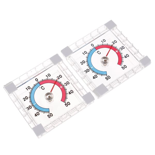 2 stycken kylskåps- och frytermometer